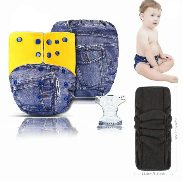 Washable Breathable Pocket Baby Cloth Diapers