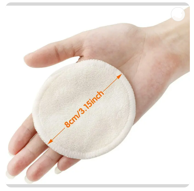 Reusable facial cleansing cotton rounds