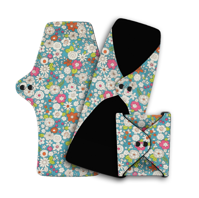 Washable Reusable Bamboo Menstrual Cloth Pads