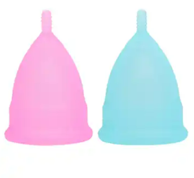 EcoFlow Menstrual Cup Kit: 2 Medical Grade Silicone Cups + Bag